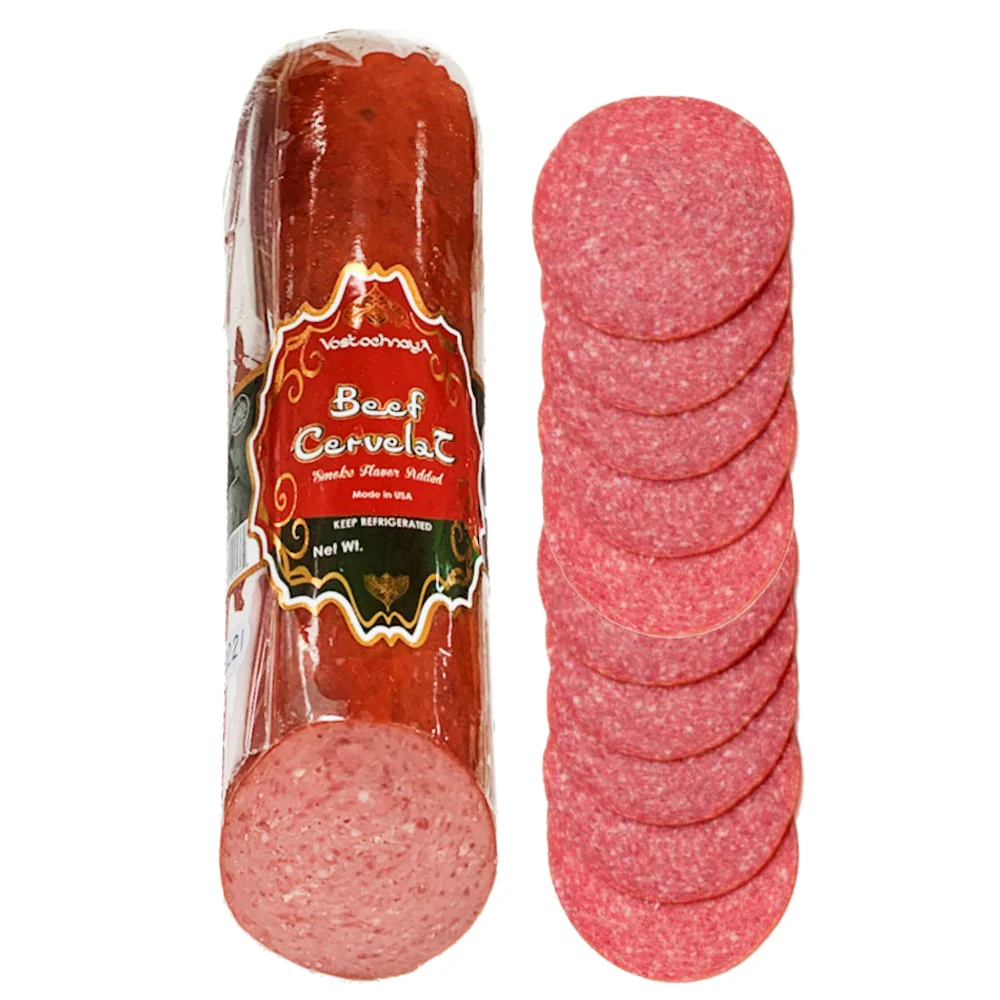 Beef Cervelat Vostochnaya (PRE-PK), Gold Star Deli, 500g/ 17.64 oz