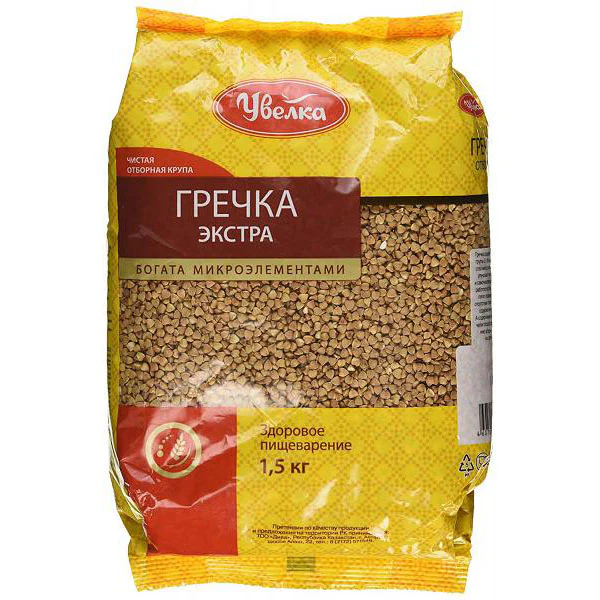 Buckwheat Groats Extra, 3.33 lb/ 1500 g (Uvelka)