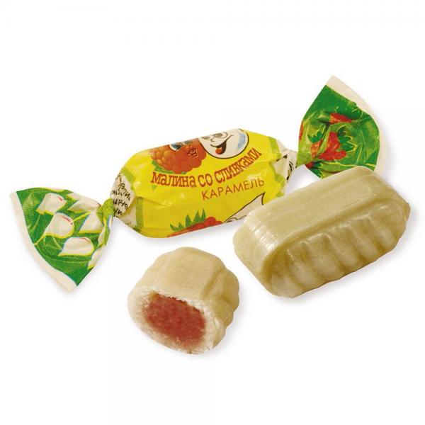 Caramel "Raspberries and Cream", 0.5 lb / 0.22 kg