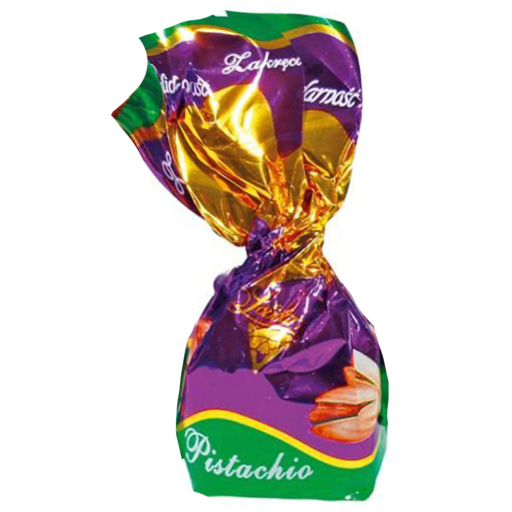 Chocolate Candy Cream Filling & Pistachio Slices, Pistachio, Solidarnosc | 0.5lb