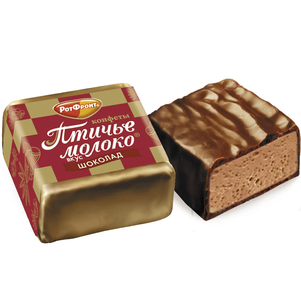Souffle Candies "Bird's Milk Chocolate", Rot Front, 226 g/ 0.5 lb