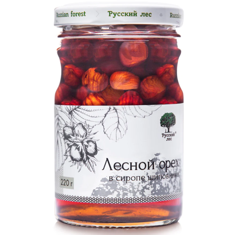 Healthy Dessert "Hazelnut in Rosehip Syrup" | Russian Forest, 7.76oz