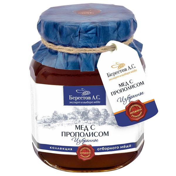 Natural Honey with Propolis Berestov 17.65 oz