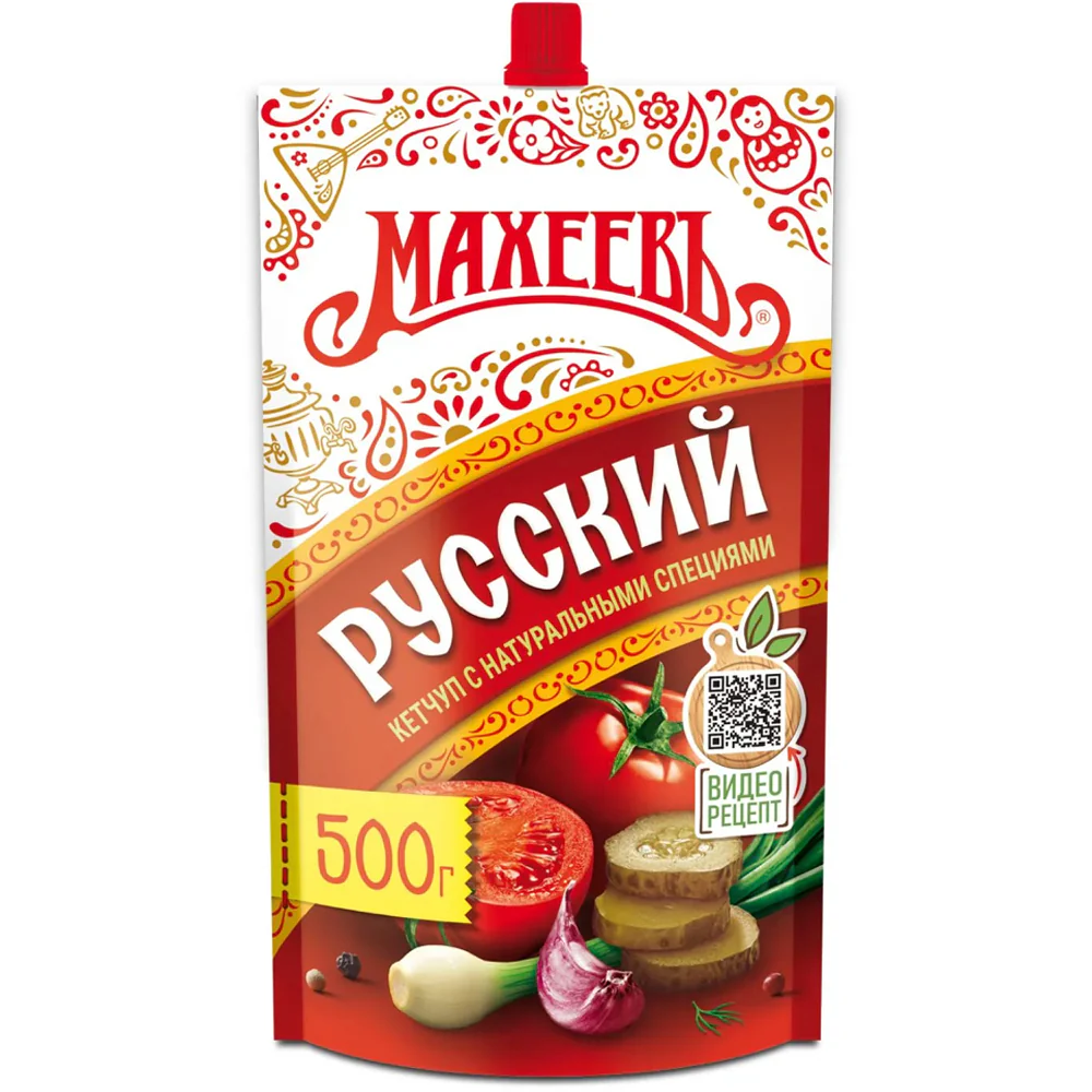 Ketchup “Russian Style”, Makheev, 500g / 17.64 oz