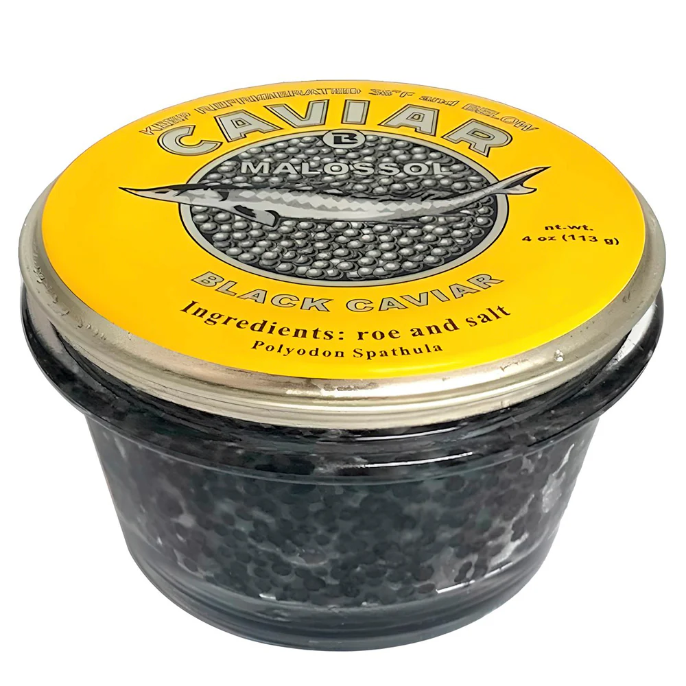 Paddlefish Black Caviar Lightly Salted, 113g (3.99oz)