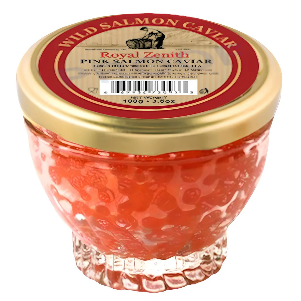 Pink Salmon Red Caviar, Royal Zenith, 100g (3.5 oz)