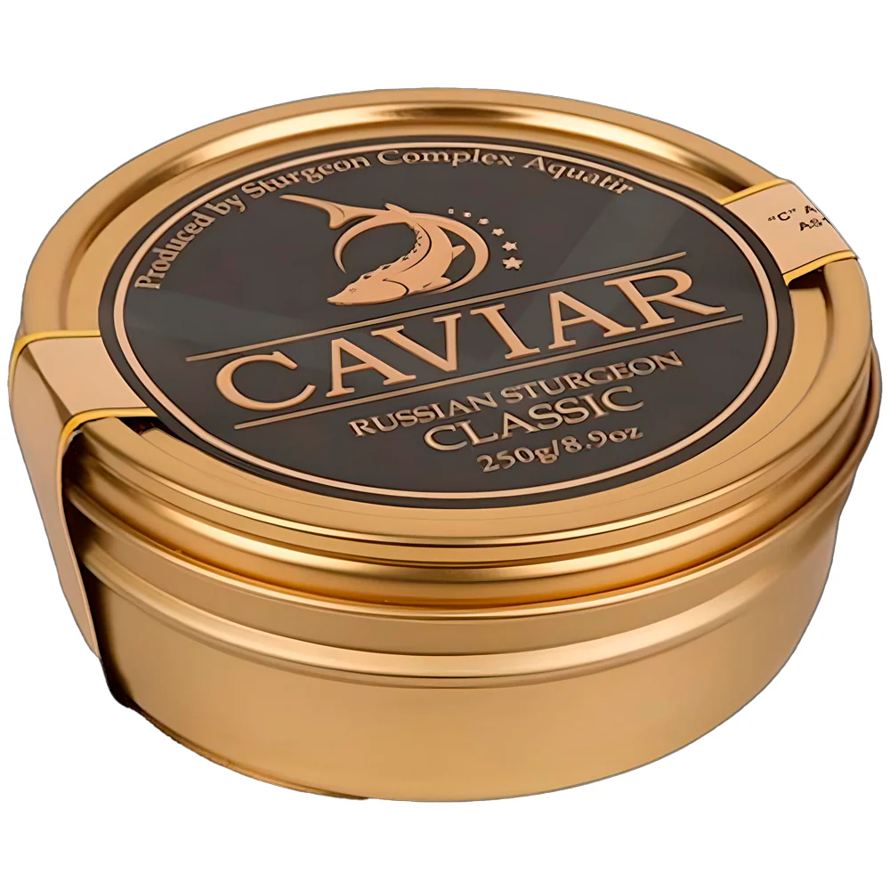 Sturgeon Caviar "Premium", Aquatir, 250g (8.8 oz)