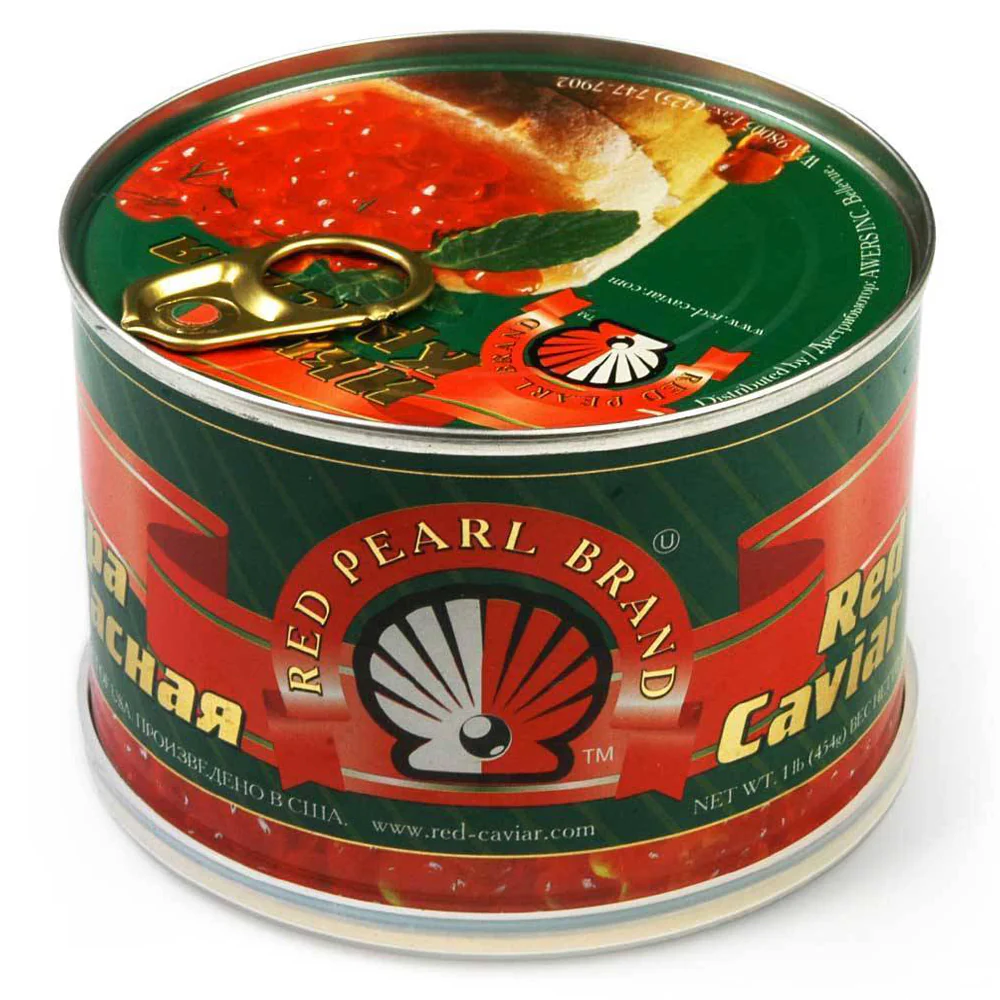 Salmon Red Caviar, Red Pearl, 1 lb