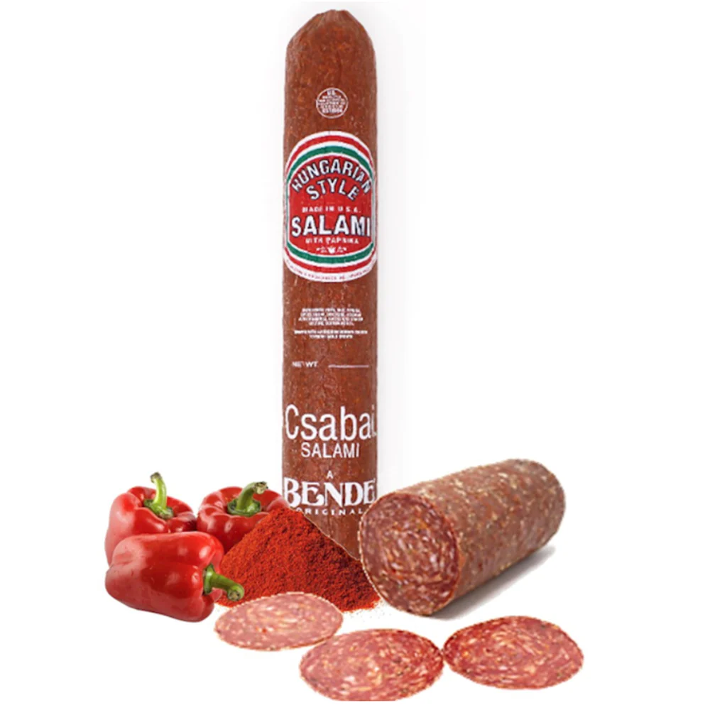 Salami Long Csabai w/ Paprika (Pre-PK), Bende | Approx 1.25lb