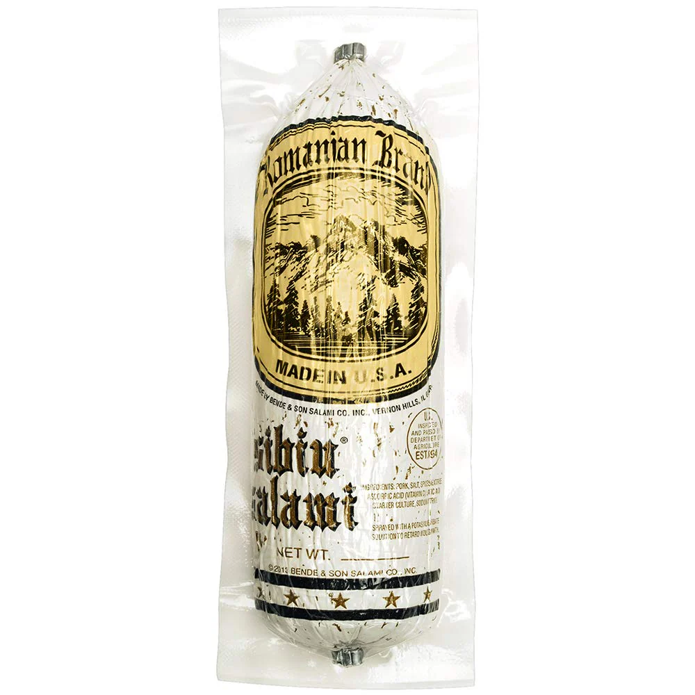 Salami Short Romanian Brand (Pre-PK), Sibiu | Approx. 0.8 lb