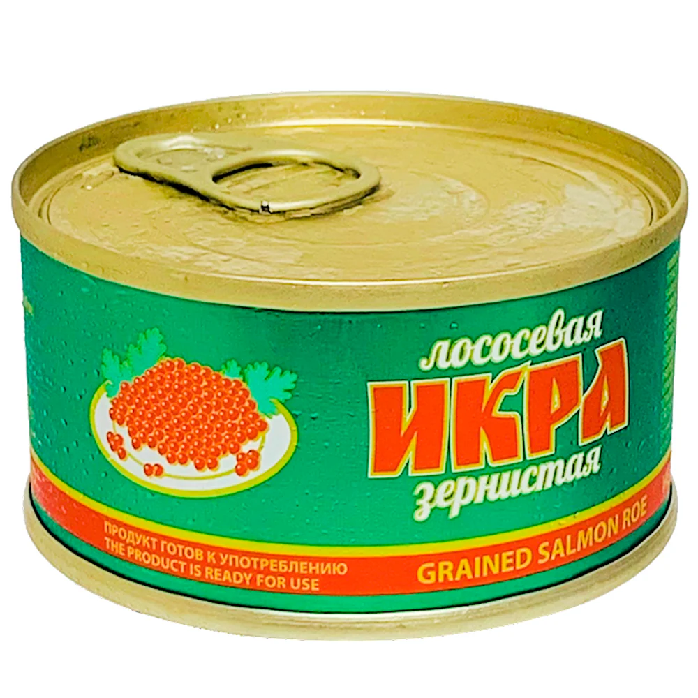 Salmon Red Caviar "Kamchatka", 114g (4.02oz)