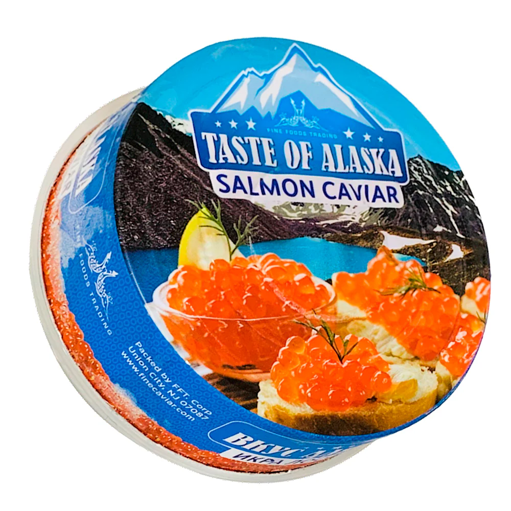 Salmon Red Caviar "Taste of Alaska", Fine Foods Trading, 200g (7.05 oz)