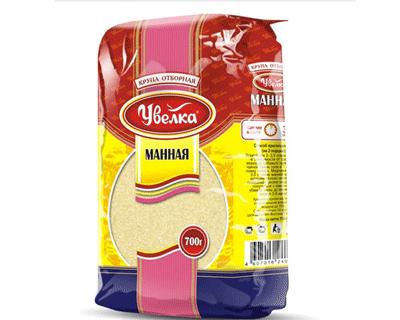 Uvelka Semolina Groats Extra, 24.69 oz/ 700 g