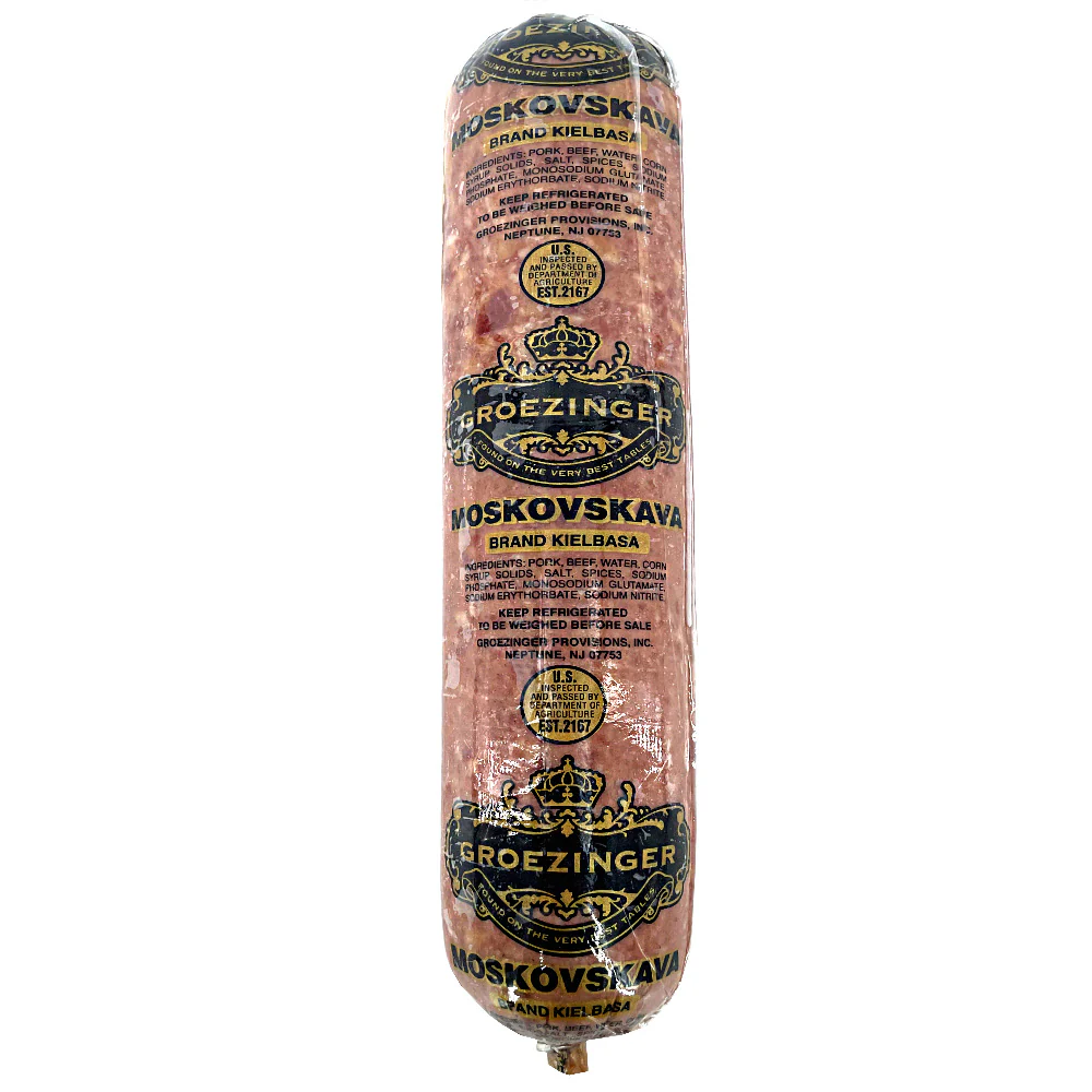 Smoked Sausage Moskovskaya Groetzinger 1.2lb