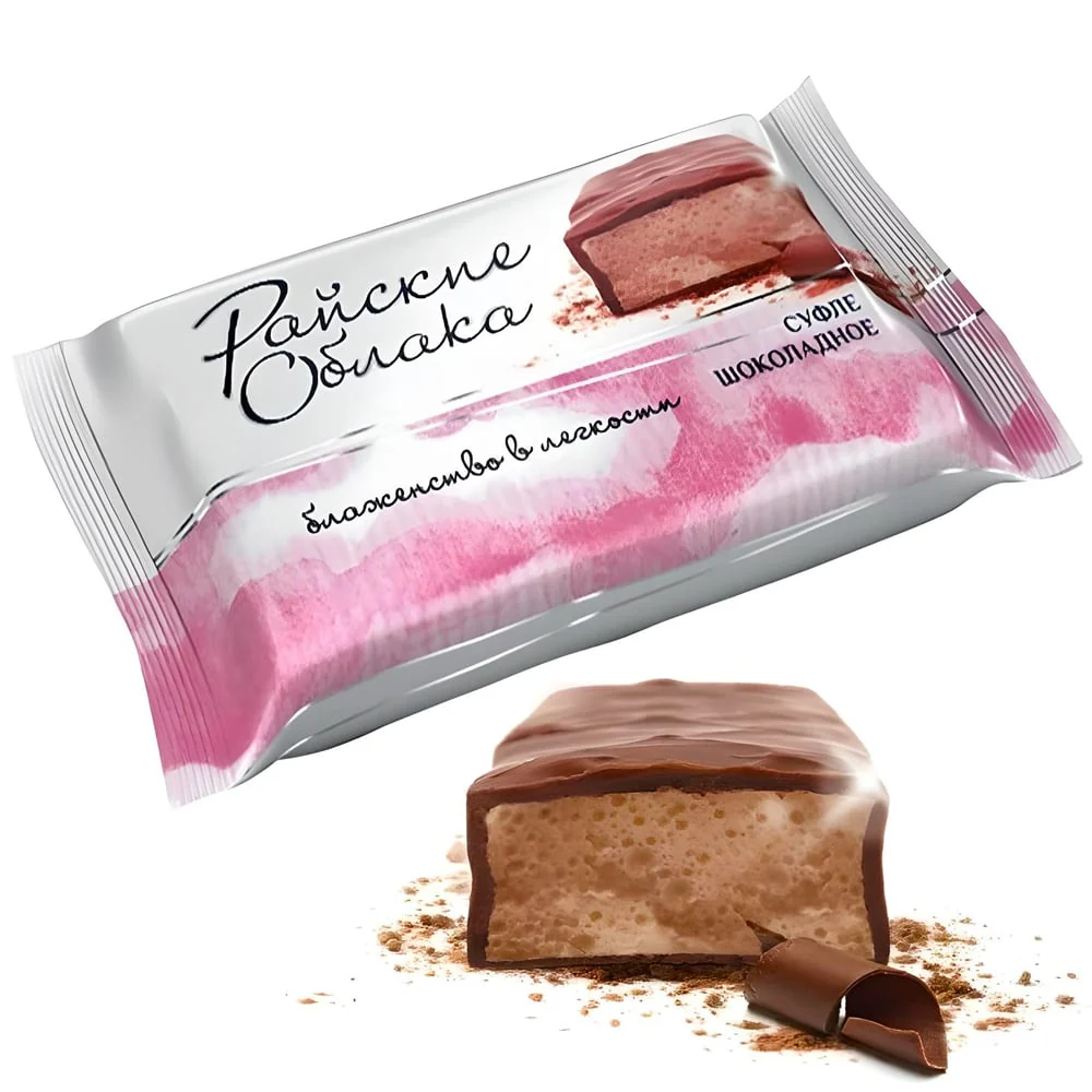 Chocolate Souffle Chocolates "Paradise Clouds", Sweet Nut, 226g/ 7.97 oz