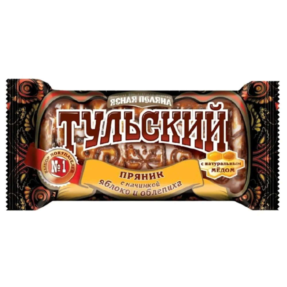 Tula Gingerbread Sea Buckthorn & Apple Filling, Yasnaya Polyana, 140g/ 0.31lb