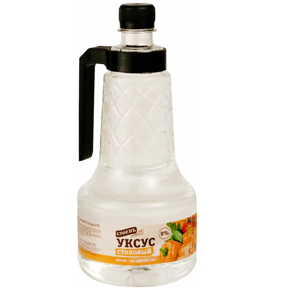 Vinegar 9%, Stoev, 970ml/ 32.8 fl oz