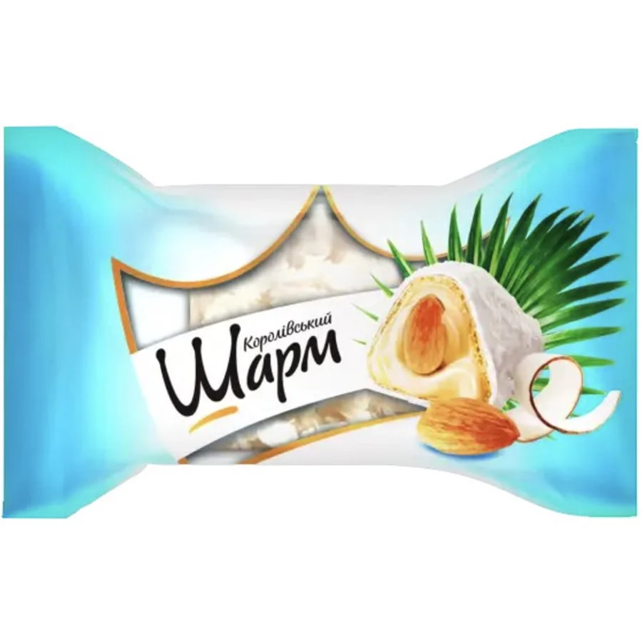 Waffle Candies "Royal Charm" Almonds & Coconut Cream, AVK, 226g/ 7.97oz