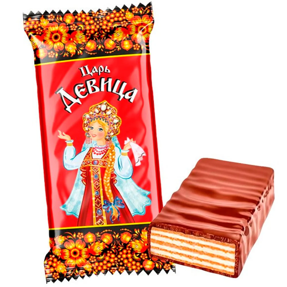 Waffle-Chocolate Candies "Tsar Devitsa", Nevsky Confectioner, 226g/ 7.97oz